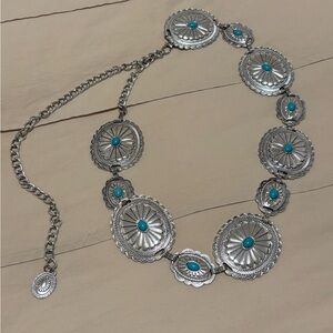 Turquoise Concho Belt